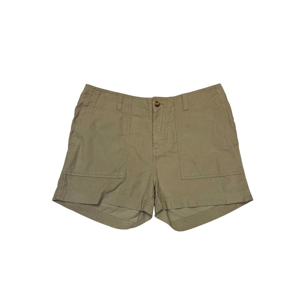 Horny Toad Tan Khaki Corduroy 100% Cotton Hiking Utility Gorpcore Shorts Size 8